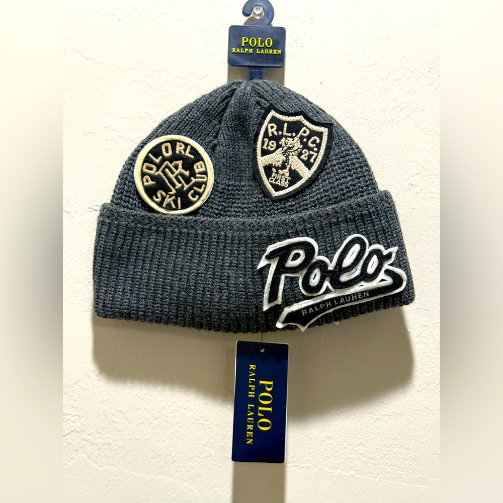 Polo Ralph Lauren Gray Beanie.    (SOLD)!!!!!!!!